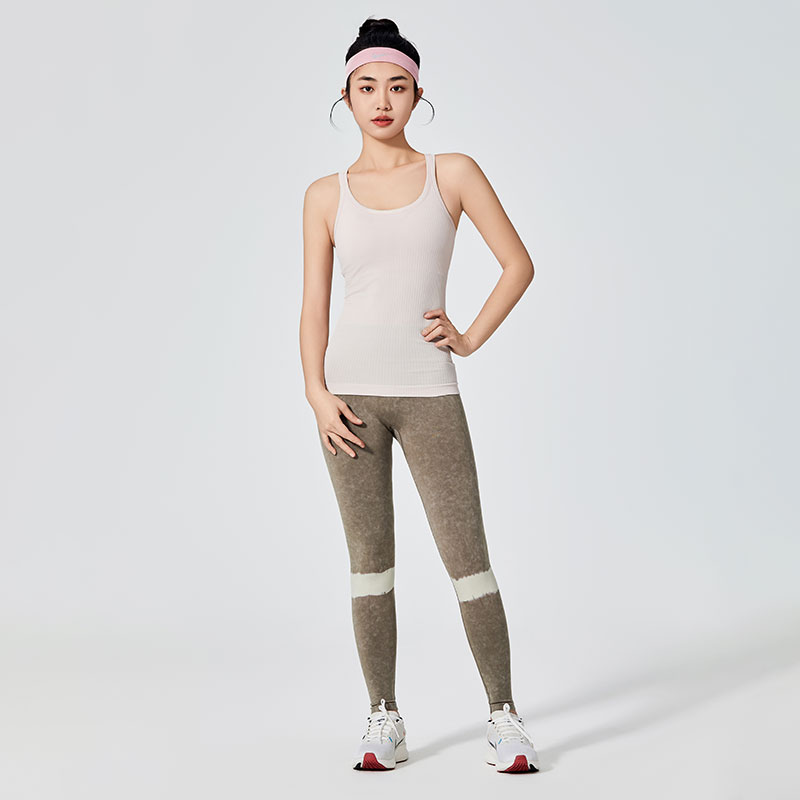 Sport-Leggings mit charakteristischer Färbung für Damen