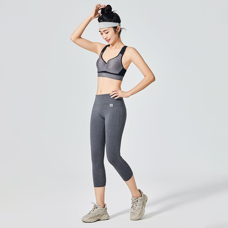 Sport-Leggings in Hanfgrau für Damen